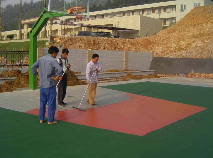 籃球場施工 籃球場施工